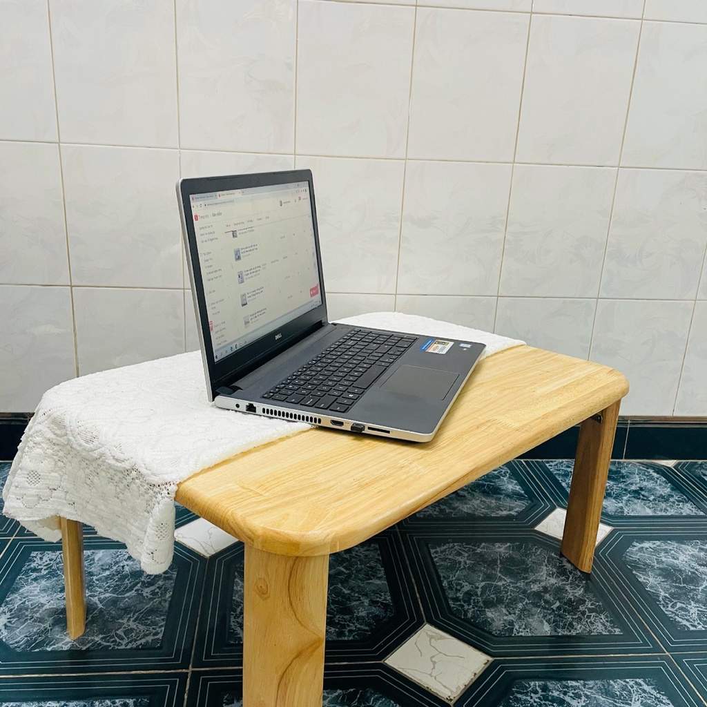 Bàn trà gỗ,bàn học,bàn ăn,bàn bệt gấp gọn bốn chân Hương Anh decor