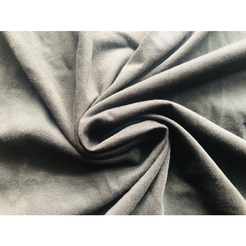 Vải thun, vải cotton 100% màu ghi hàng xuất siêu đẹp