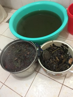 Combo lá tắm mẹ và bé