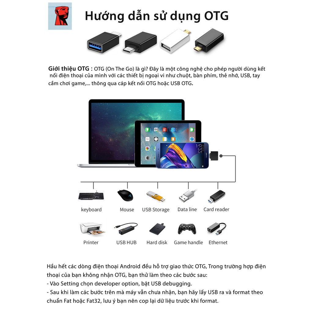 USB Kingston 8GB - Bảo Hành 5 Năm | BigBuy360 - bigbuy360.vn