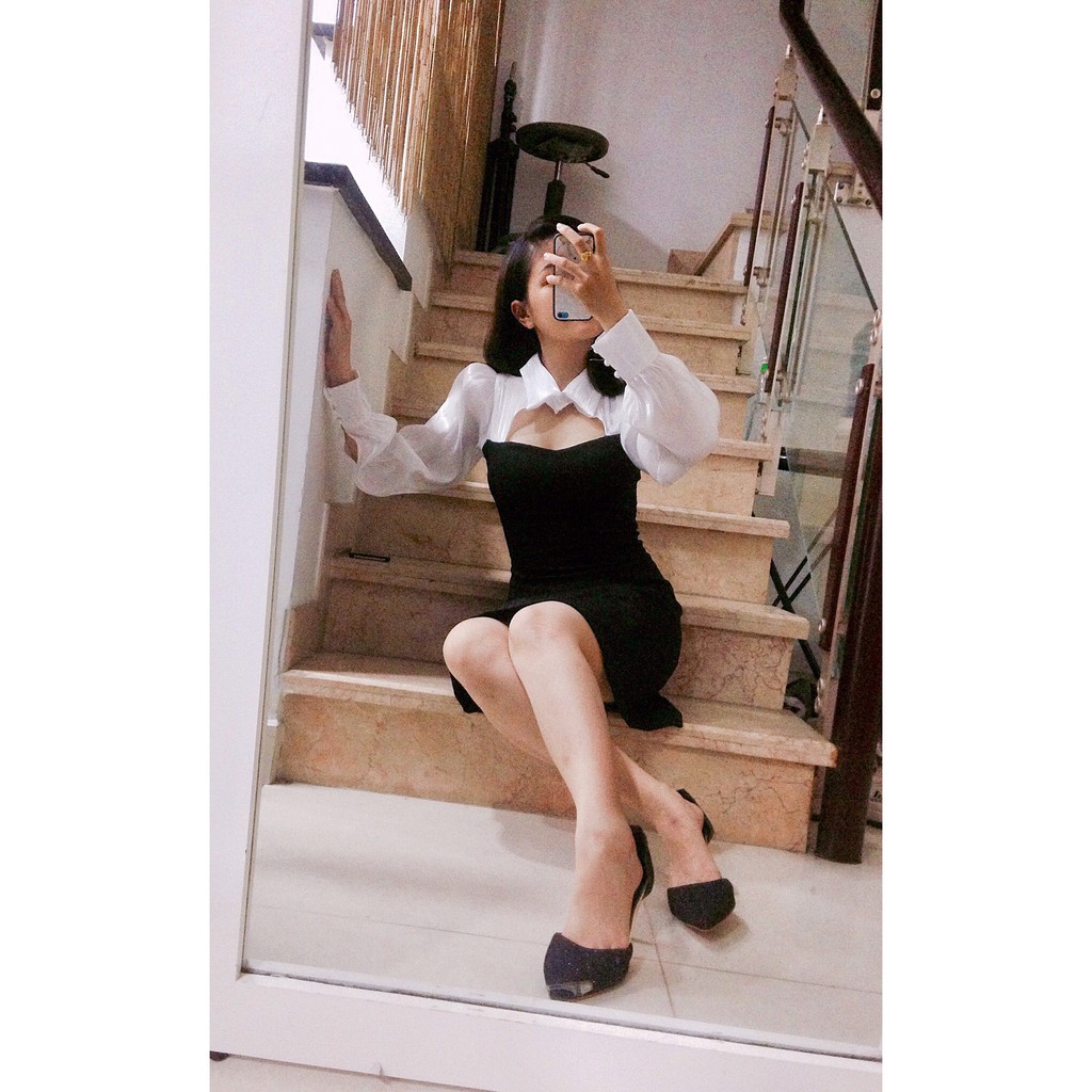 Đầm dự tiệc tay phồng bóng kính Oba Dress | BigBuy360 - bigbuy360.vn