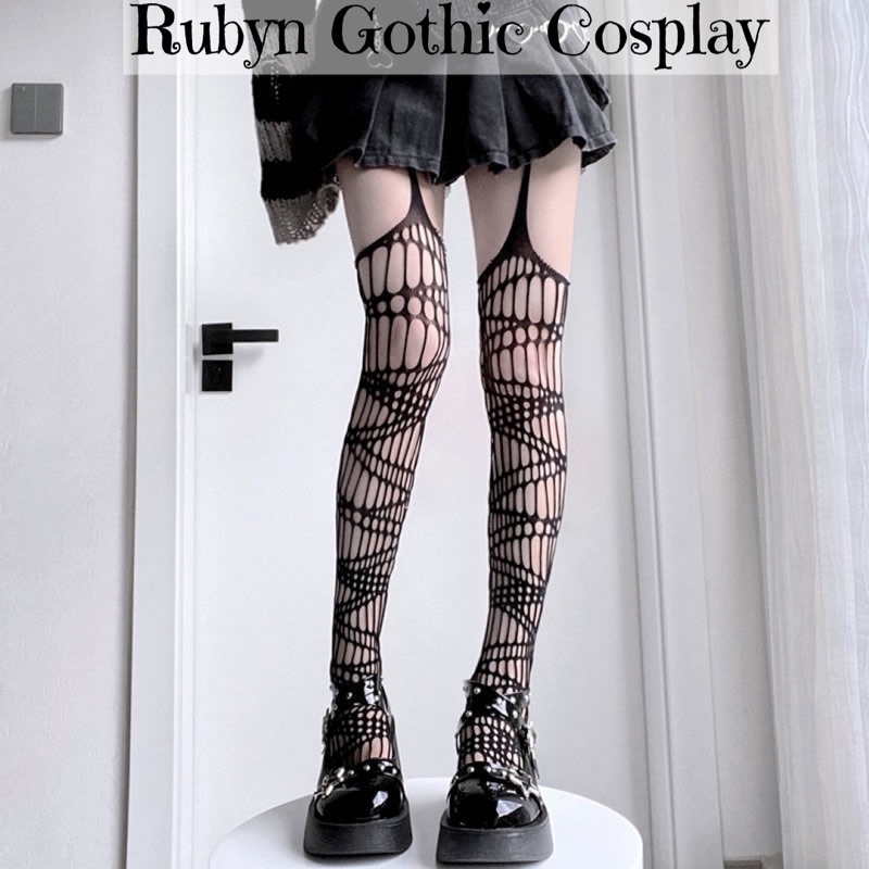 [SẴN] Quần tất lưới nhện gothic sexy