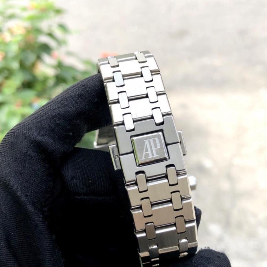 Đồng hồ Nam Royal Oak Stainless Steel Black Diamond 41mm Steel Automatic , Đồng hồ thật giá trị thật