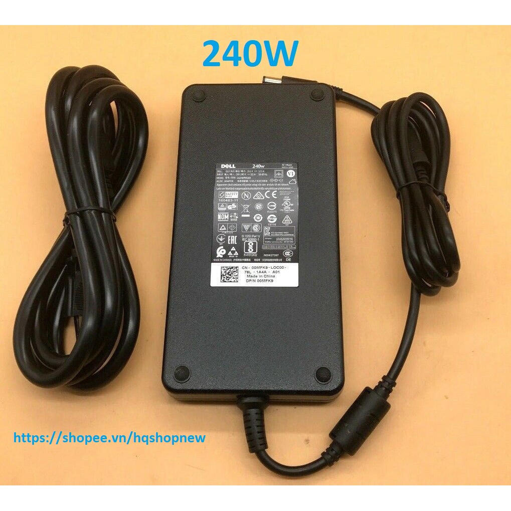 ⚡️ Sạc laptop dell 19.5V - 12.3A - 240W Chân 7.4*5.0mm Dell Precision 7710 7720 7730
