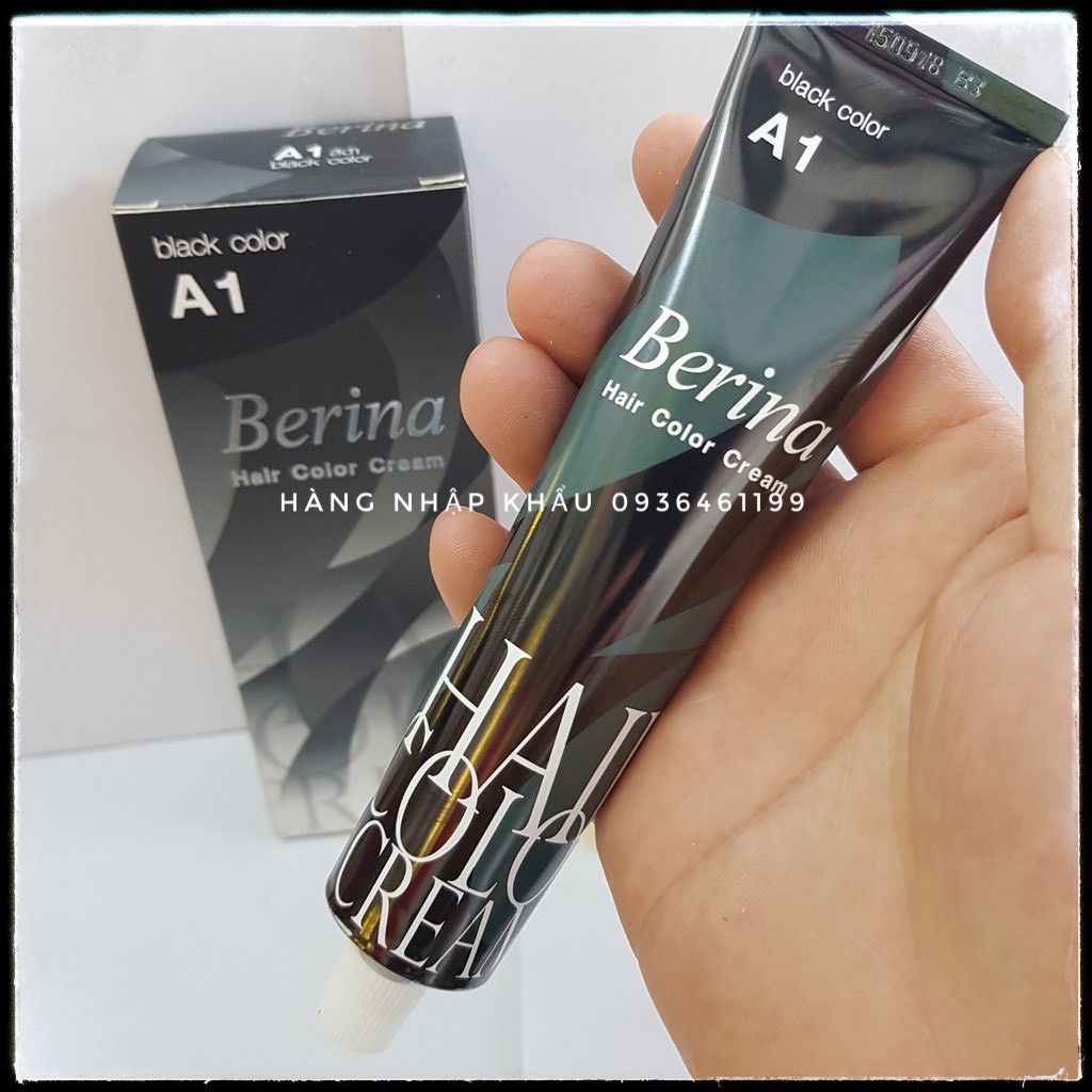 Thuốc Nhuộm Tóc Berina A1,A2 Thái Lan 60ml