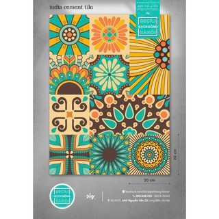 Decal gạch bông Set INDIA GIARE (HÀNG LOẠI 1 RẺ)