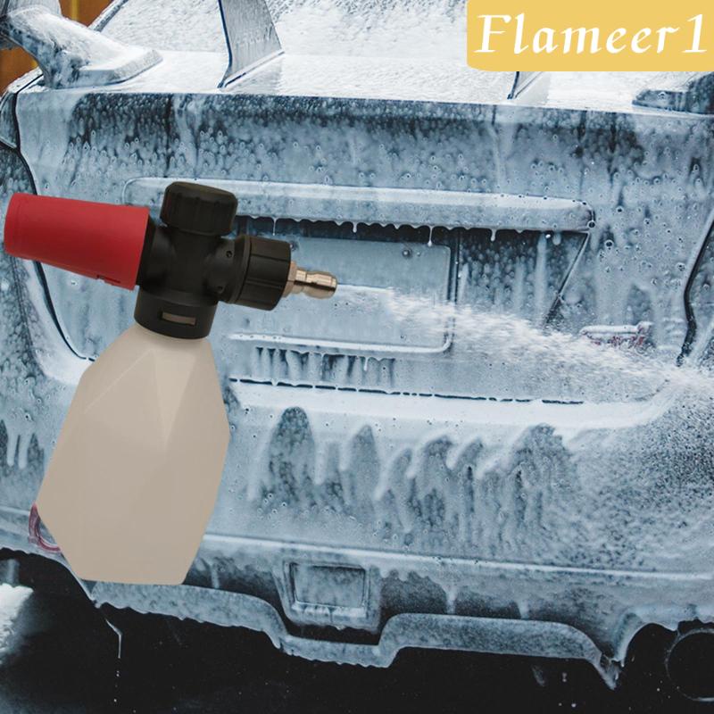 [flameer1] Bình Xịt Bọt Tuyết Rửa Áp Suất Di Động Đa Năng Có Thể Điều Chỉnh