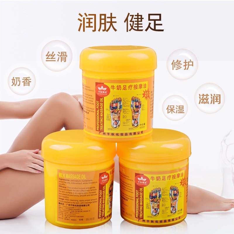Kem massage chân gừng lưu thông khí huyết