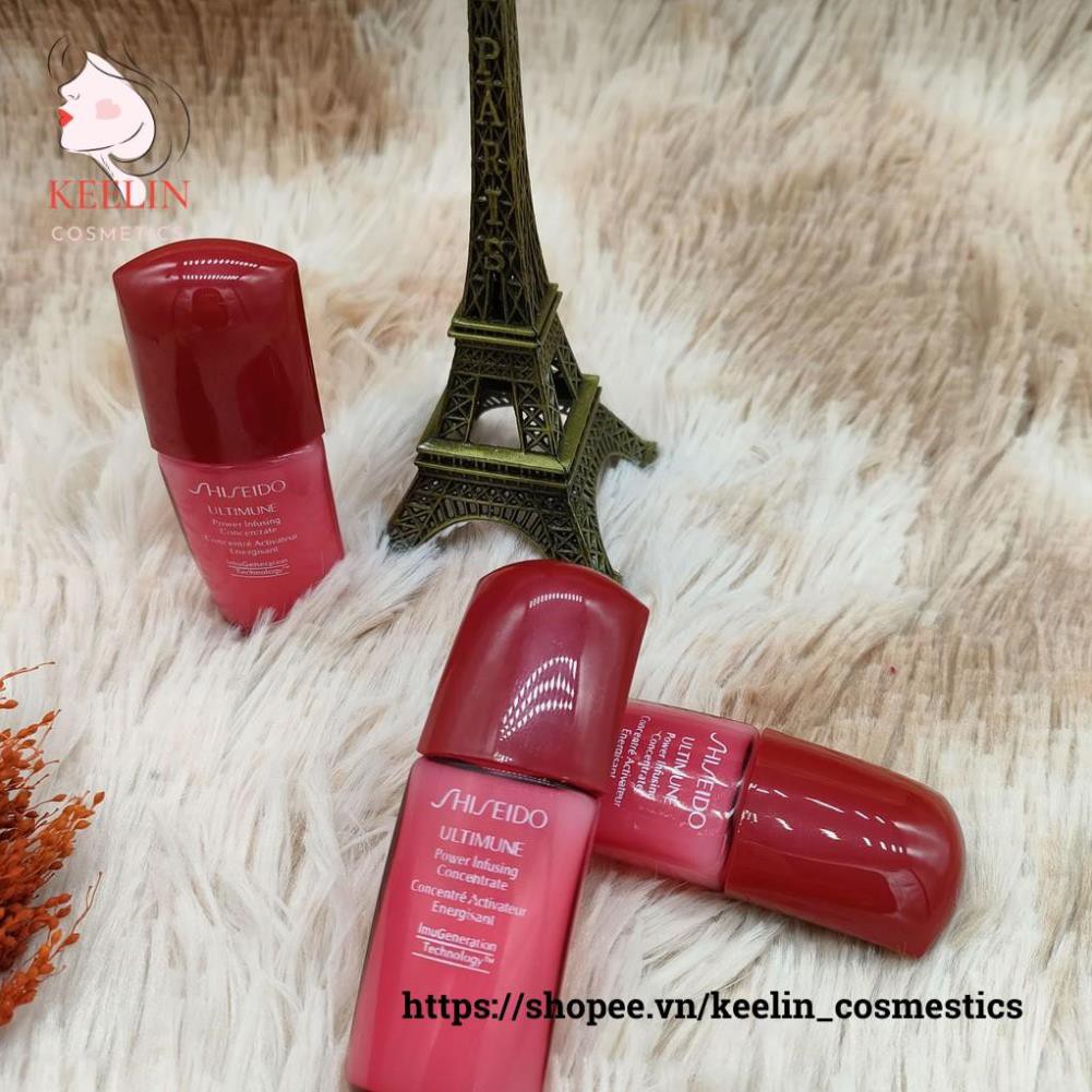 Tinh Chất Dưỡng Da Shiseido Ultimune Power Infusing Concentrate 10ml - bảo vệ làn da khỏe mạnh rạng rỡ