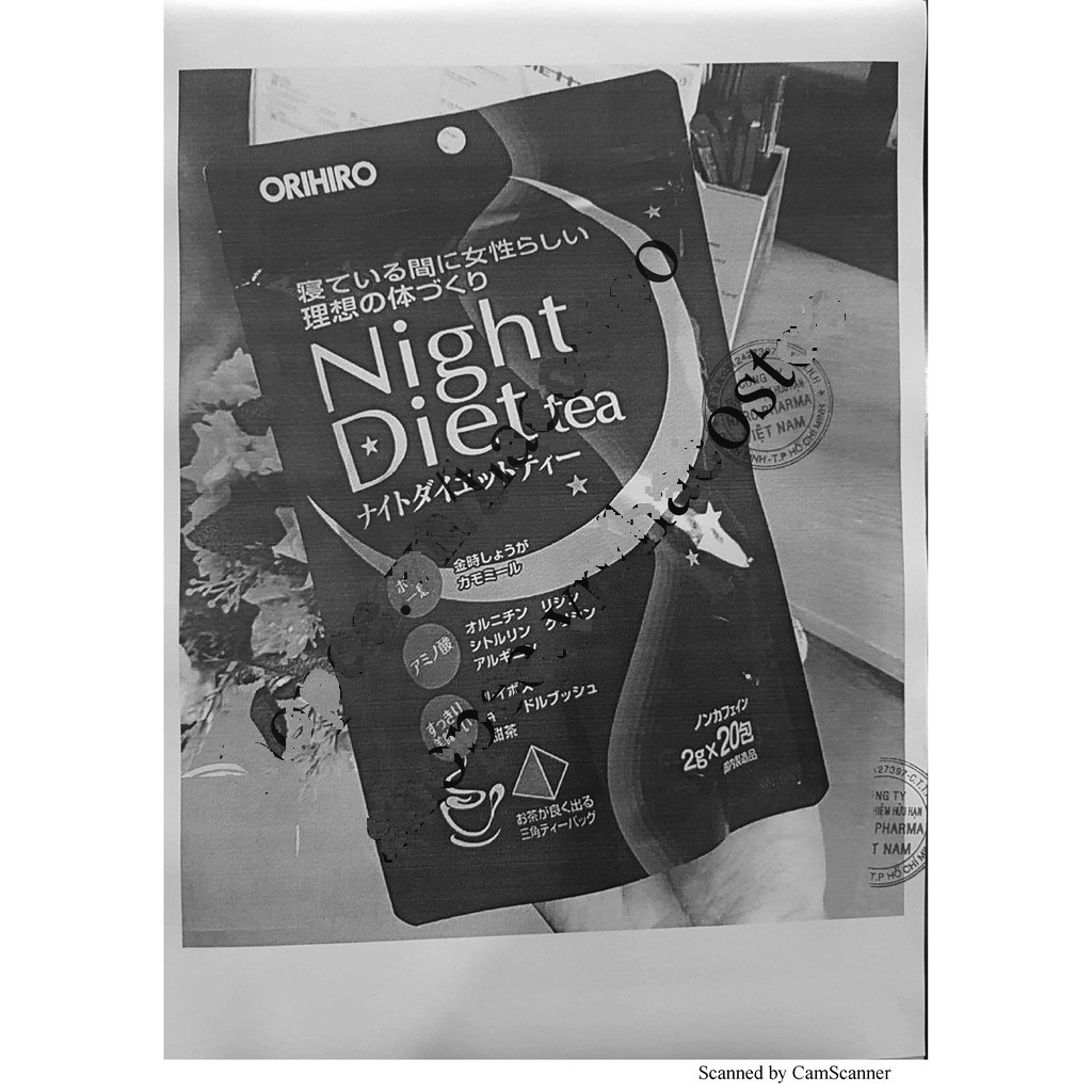 Trà giảm cân Orihiro Night Diet Tea Nhật Bản