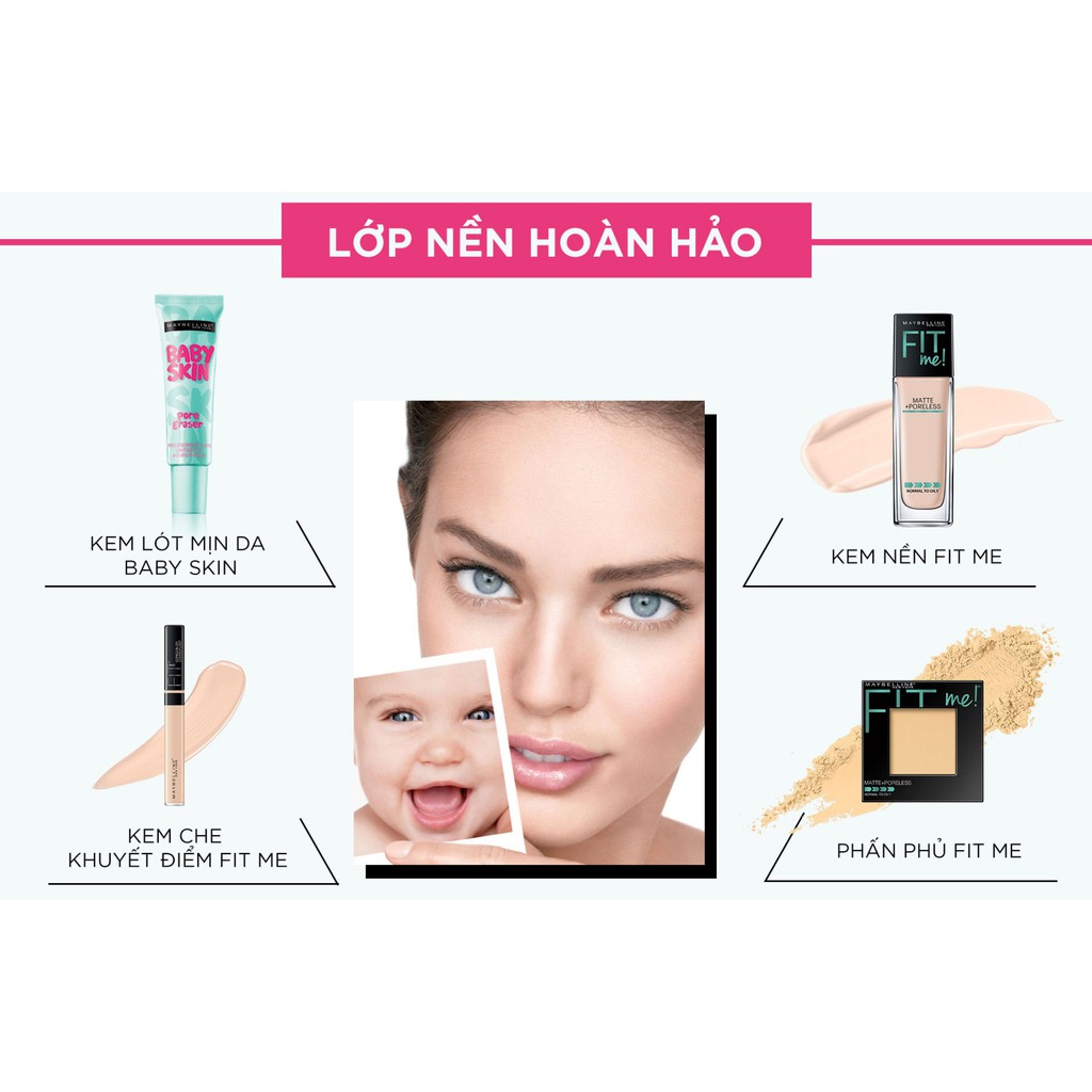 Kem lót mịn da Maybelline Baby Skin Pore Eraser 22ml