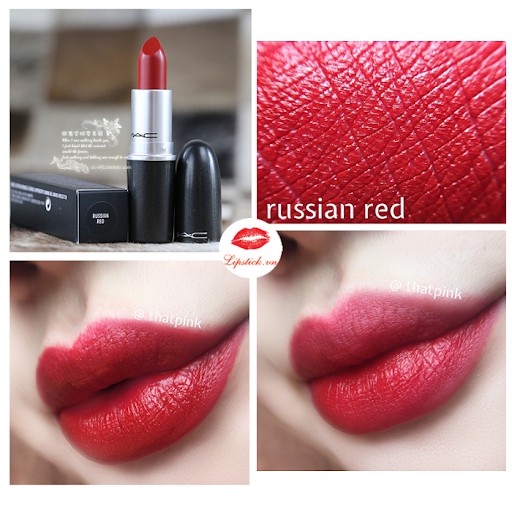 MAC - Son lì Mac Matte Lipstick 3g màu Russian Red 612