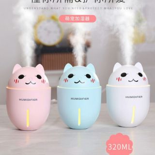 Máy phun sương tạo ẩm gấu mini 3 in 1