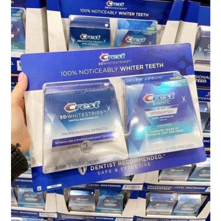 [1 Gói] Miếng dán trắng răng Crest 3D White Whitestrips, 1 gói lẻ đủ loại [ Hàng Mỹ ]