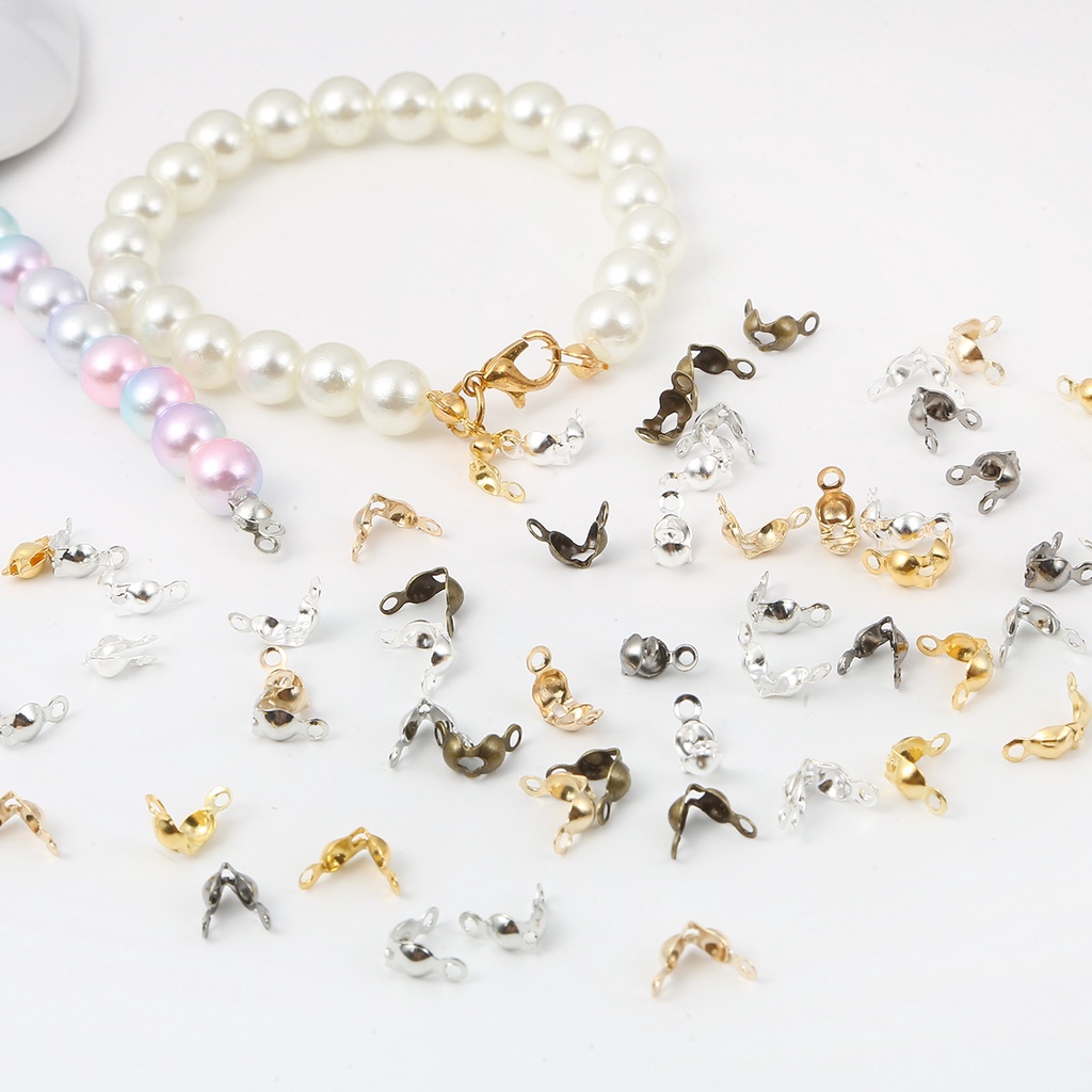 Set 100 Khóa Càng Cua Bằng Sắt Kích Thước 4 * 7mm Dùng Làm Trang Sức DIY