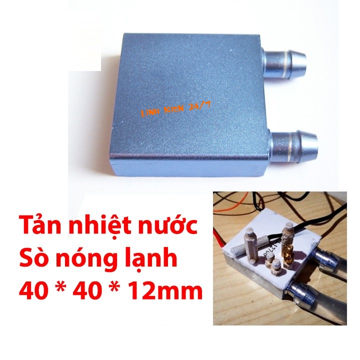 Tản Nhiệt Nước Cho Sò Nóng Lạnh 40mmx40mm