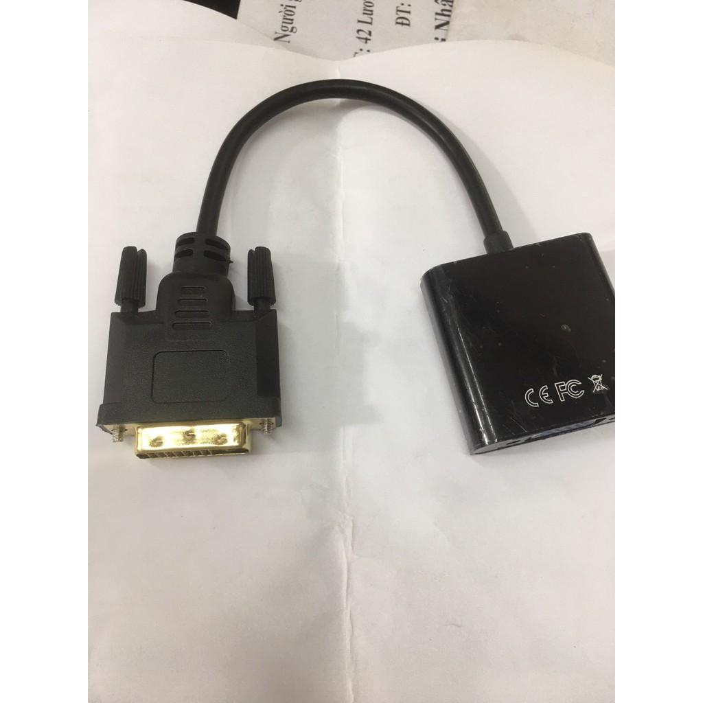 Đầu chuyển DVI 24 +1 ra VGA cao cấp - cableDVI+1ravga giá không lợi nhuận