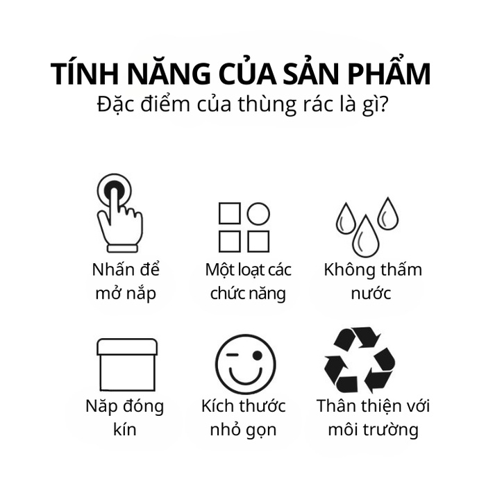 Thùng Rác Ô Tô Có Nắp Đậy - Thùng Rác Mini Treo Cửa Ô Tô 6 By-1079