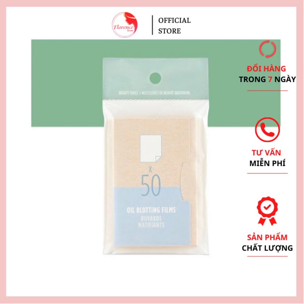 Giấy thấm dầu oil control film The Face Shop 50 miếng (mẫu mới 2018)