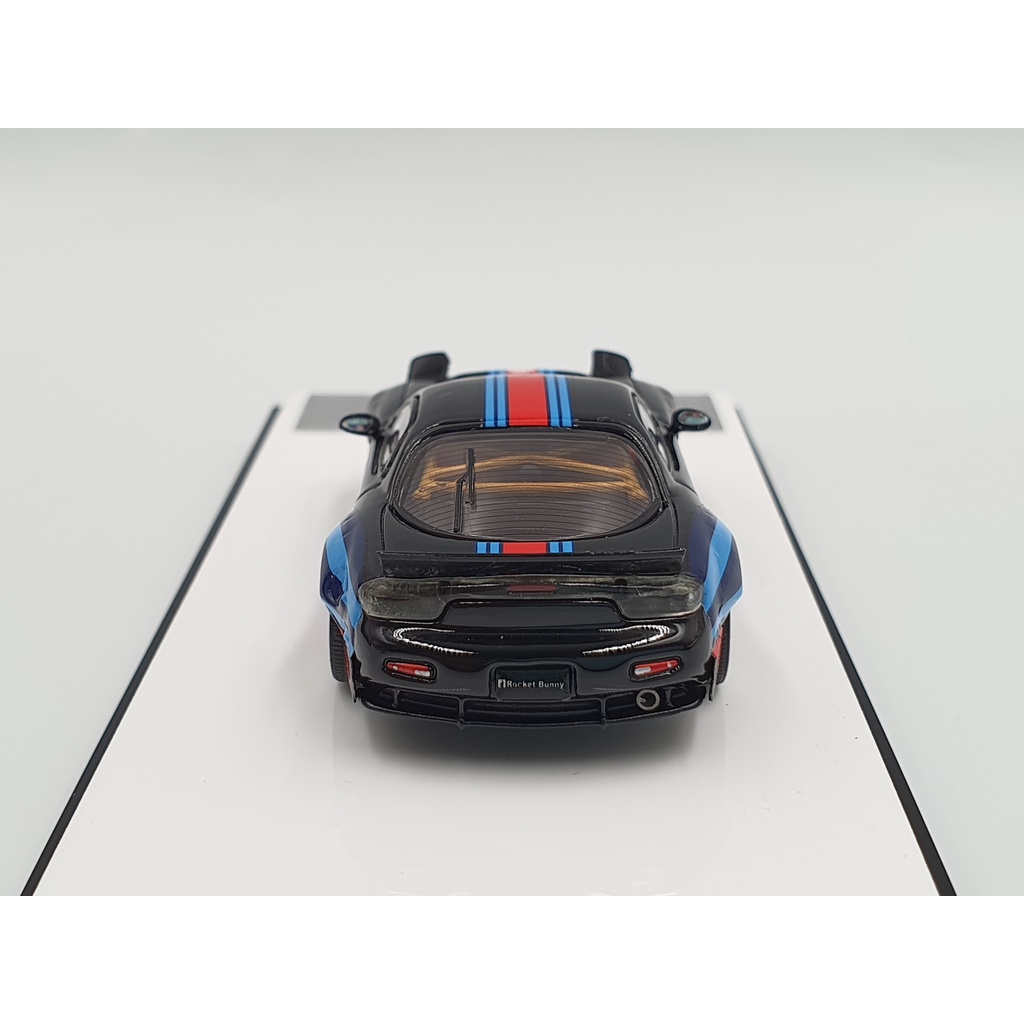 Xe Mô Hình Mazda RX-7 Tỉ lệ 1:64 Hãng sản xuất Time Micro ( Martini Đen )