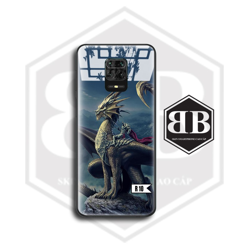 Ốp lưng kính cường lực Xiaomi Redmi Note 10 CC9 Pro / Redmi K20 Mi 9T / Mi CC9 Mi A3 Lite / Note 9 Pro Max hình rồng | BigBuy360 - bigbuy360.vn
