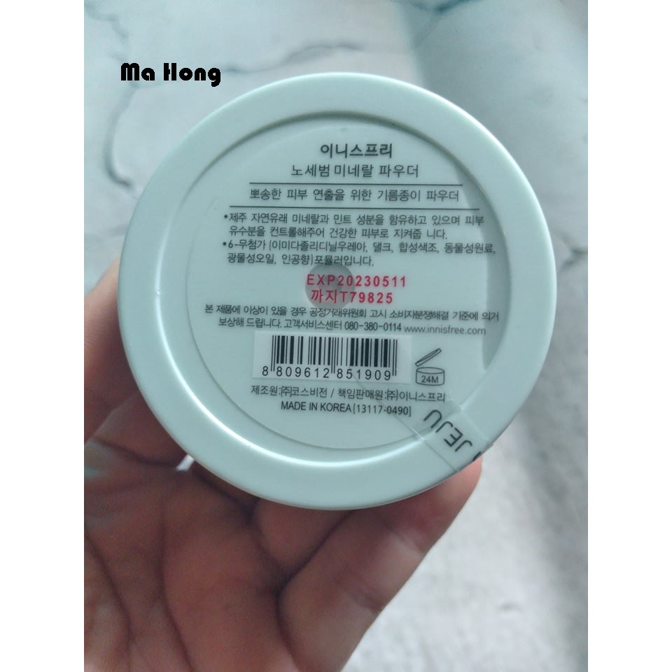 [ Ảnh Chụp Thật ] Phấn Phủ Kiềm Dầu Innisfree No Sebum | BigBuy360 - bigbuy360.vn