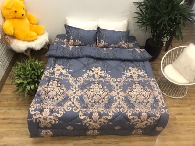 Bộ Chăn Phao Cotton Poly loại 1 siêu đẹp /mẫu mới nhất-> Được chọn mẫu