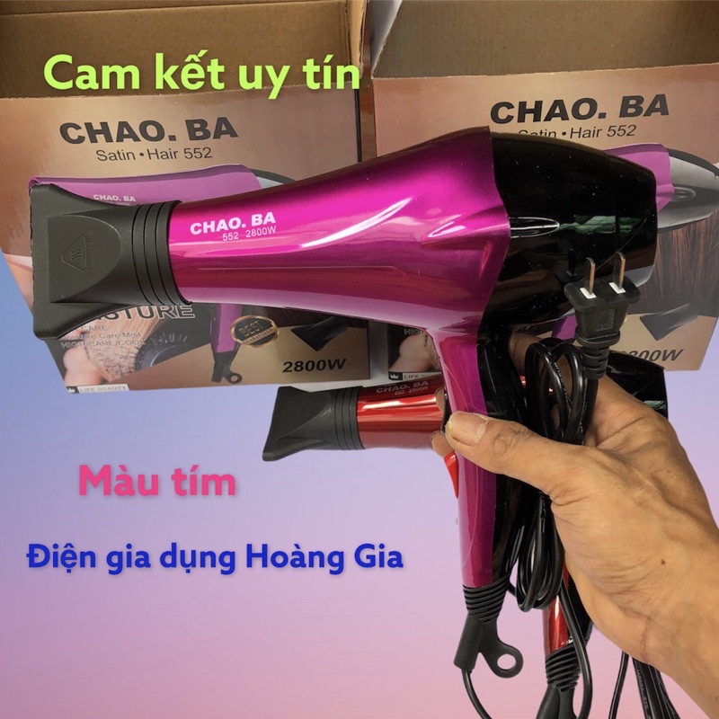 máy sấy tóc CHAO.BA Hair 552-công suất 2800w chất lượng giá tốt nhất thị trường