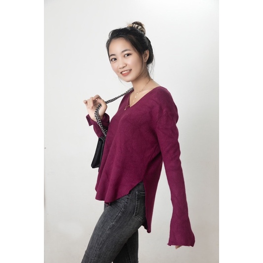 áo len thời trang
