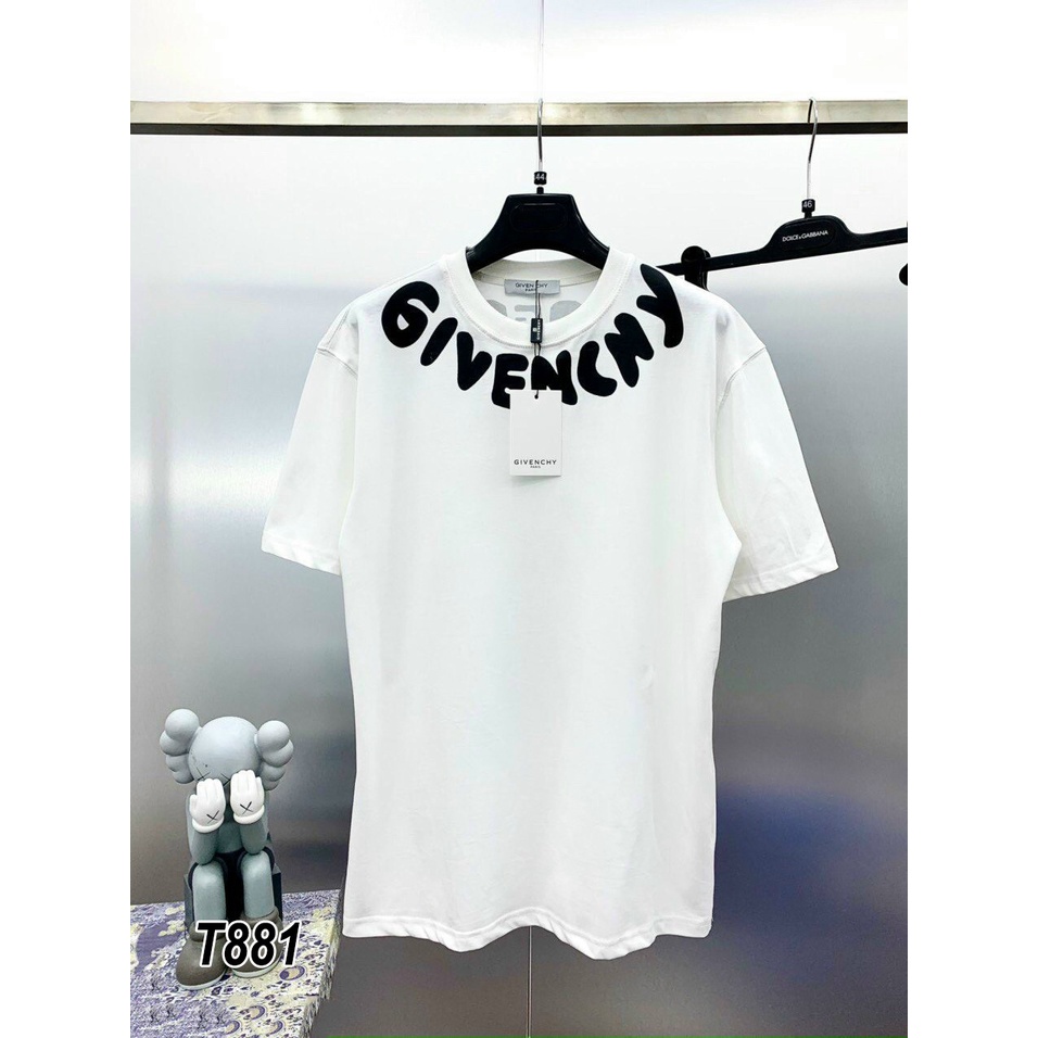 Áo thun tay lỡ unisex Given xương cá MOSSSHOP - Áo phông nam nữ phong cách hàn quốc ulzzang form rộng 65kg