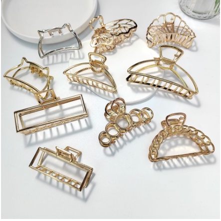 (Hàng quà tặng) Kẹp tóc kim loại nhiều kiểu phong cách hàn quốc