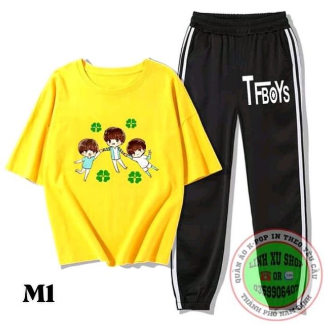 Set Áo Quần TFBOYS ( In Theo Yêu Cầu)