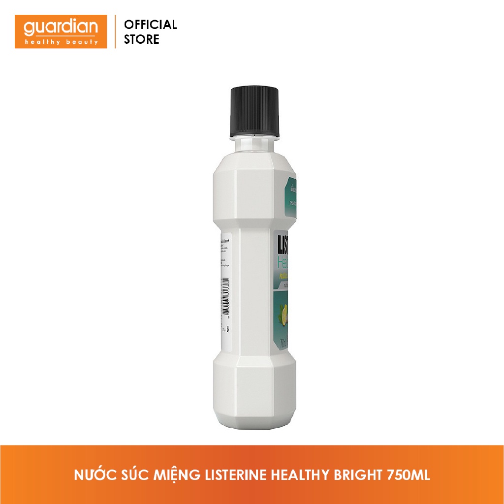 Nước súc miệng làm trắng răng Listerine Healthy Bright 750ML