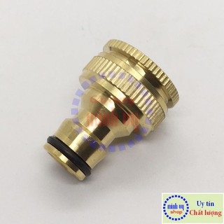 ĐẦU NỐI ĐỒNG TẠI VÒI PHI 21-27mm (1/2"-3/4") RA NỐI KHỚP NHANH