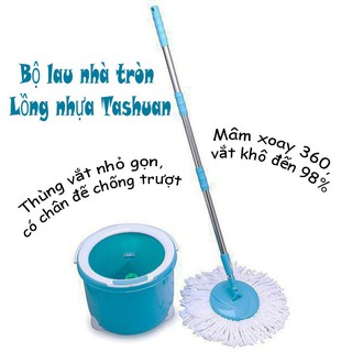 Mua Bộ Cây Lau Nhà Tròn Lồng Nhựa Tashuan TS-5164