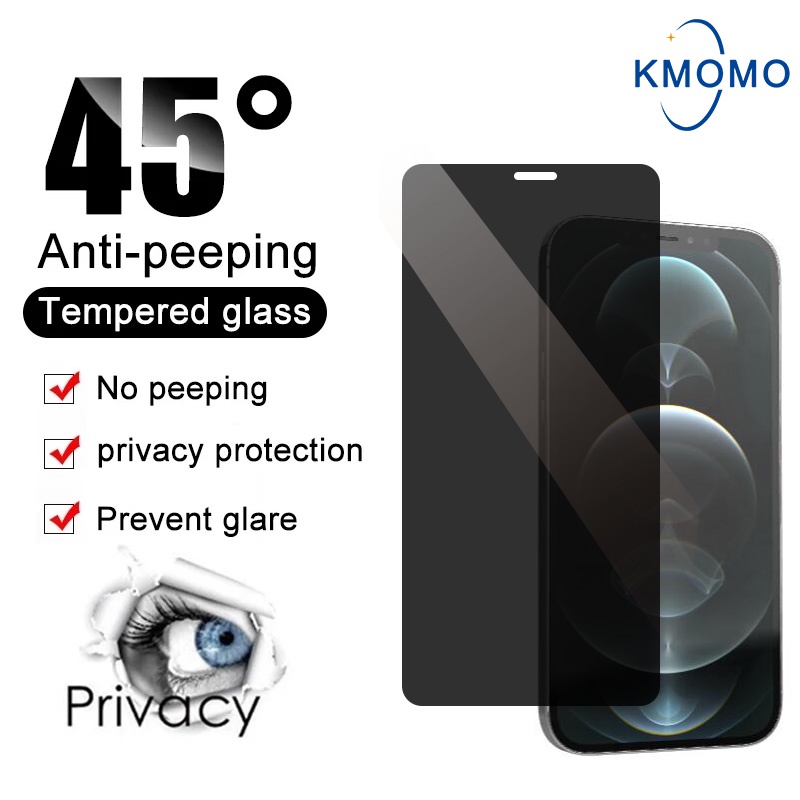 Kính cường lực For iPhone chống nhìn trộm 15 Pro Max 14 Plus 13 Mini 12 11 X Xr Xs 7 8 6 6s 5 5s SE 2020