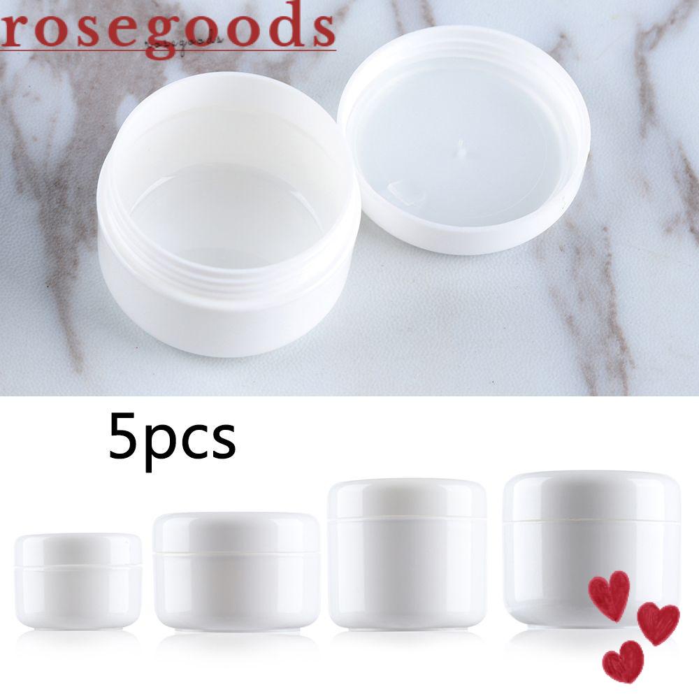 ☆Hoa Hồng☆ Hộp Nhựa Mini Đựng Kem Trang Điểm / Mỹ Phẩm Du Lịch Tiện Dụng