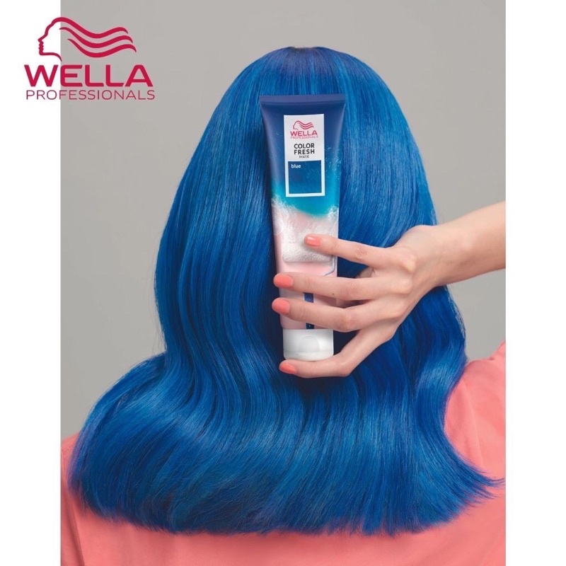 Mặt Nạ Dưỡng Bổ Sung Hạt Màu BLUE WELLA Color Fresh Mask 150ml