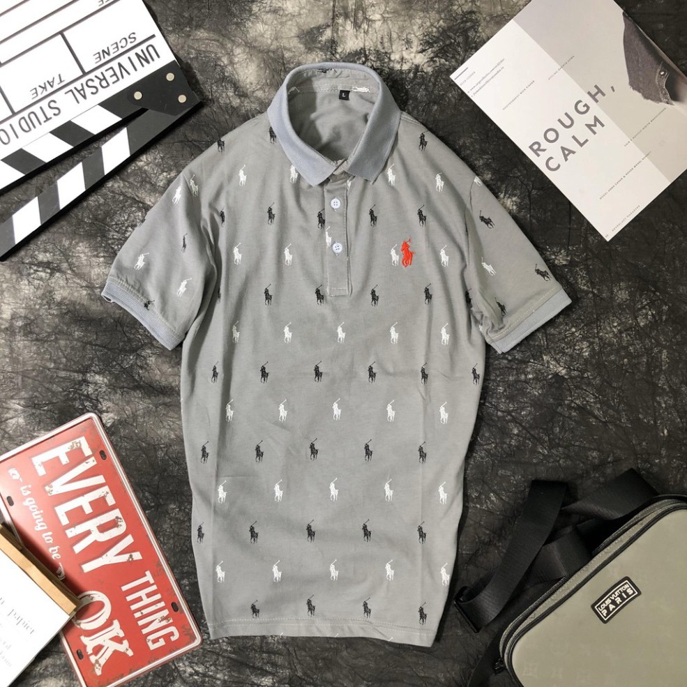 (FREESHIP 50K) (SIÊU PHẨM) Áo thun polo nam họa tiết siêu thoáng, siêu mát ELNIDO flasksale