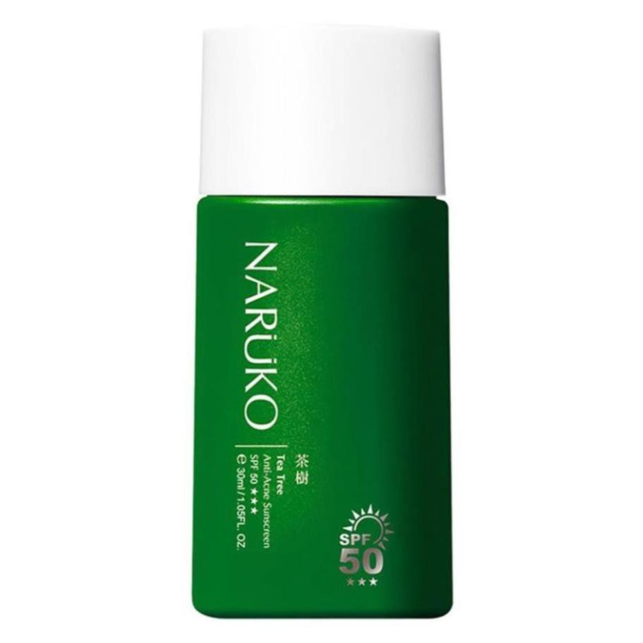 Kem chống nắng SPF50 Naruko trà tràm Tea Tree Anti-Acne Sunscreen SPF50 30 ml