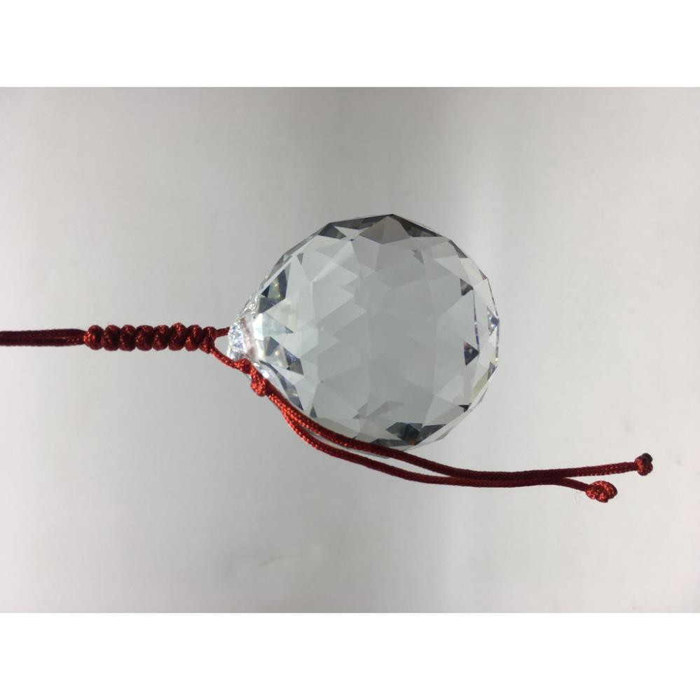 Quả Cầu Treo Thuỷ Tinh Phong Thuỷ Vát Cạnh Size 5cm, 6cm, 8cm | BigBuy360 - bigbuy360.vn