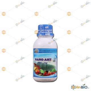 Phân bón VI LƯỢNG NANO BẠC AHT chai 100ml PHÒNG TRỪ NẤM BỆNH VÀ VI KHUẨN - A4.1051