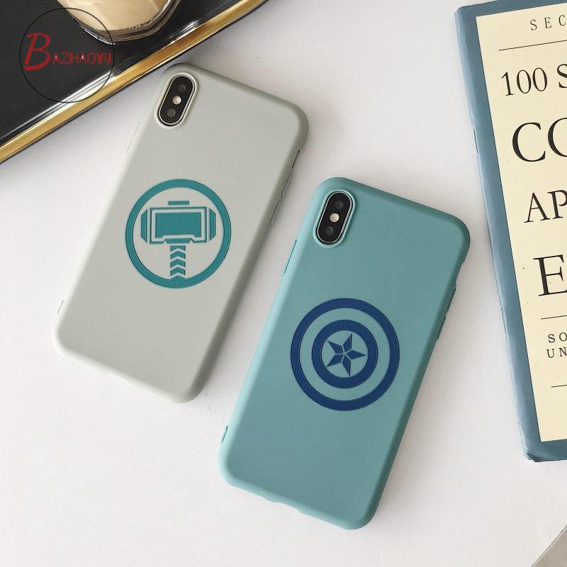 Ốp điện thoại từ nhựa dẻo in hình khiên và búa thor cho Vivo V5/V5s V5 Lite V5 Plus V7 V7Plus V9 V11i V15