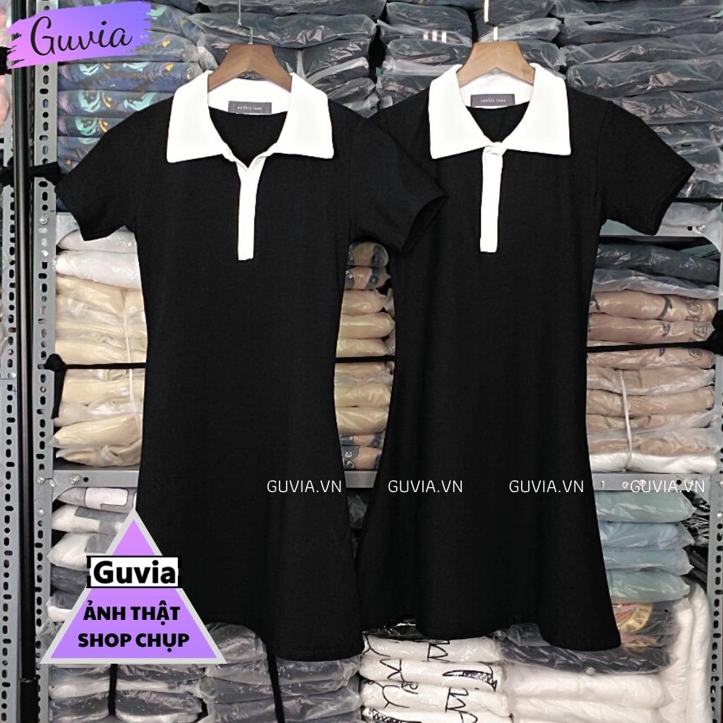 Đầm Hai Dây Bản To dáng ngắn ôm body GUVIA, Đầm body 2 dây sexy chất thun mặc đi tiệc đi chơi DB53 | BigBuy360 - bigbuy360.vn
