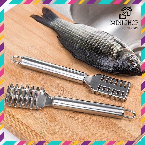 Dụng Cụ Đánh Vảy Cá - Cây Cạo Vảy Cá Bằng Inox Cao Cấp