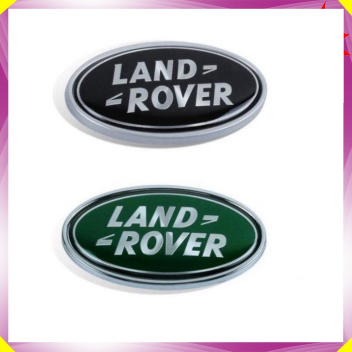 Logo biểu tượng sau xe Land Rover kích thước 90×48mm (HÀNG LOẠI 1)