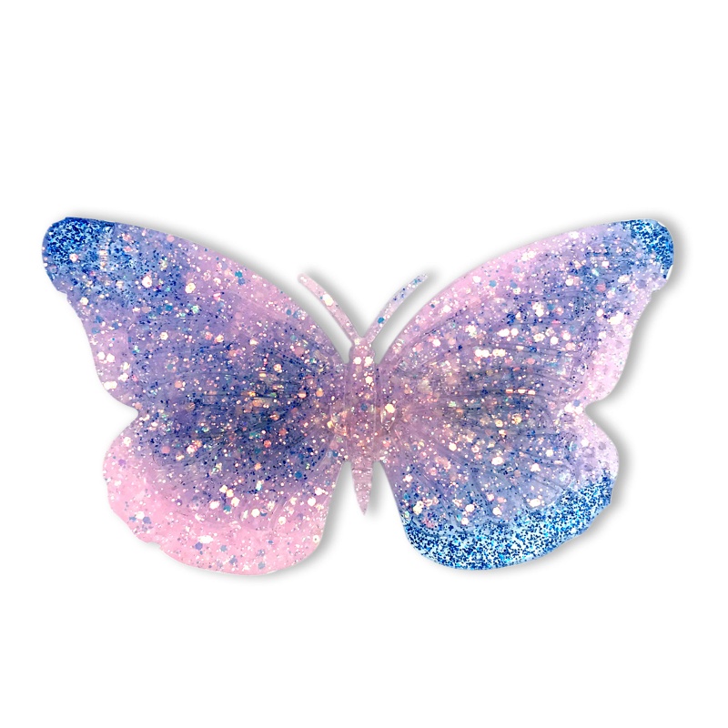 Khuôn Silicone Bóng Làm Kẹp Tóc / Kẹp Tóc Hình Bướm DIY