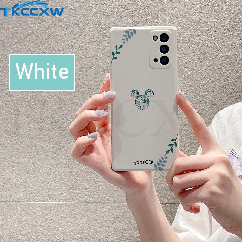Ốp Điện Thoại Hình Mickey Minnie Cho Samsung Galaxy S22 S21 S20 S10 Plus Note 20 S20 S21 S22 Ultra S20 S21 FE Note 10+