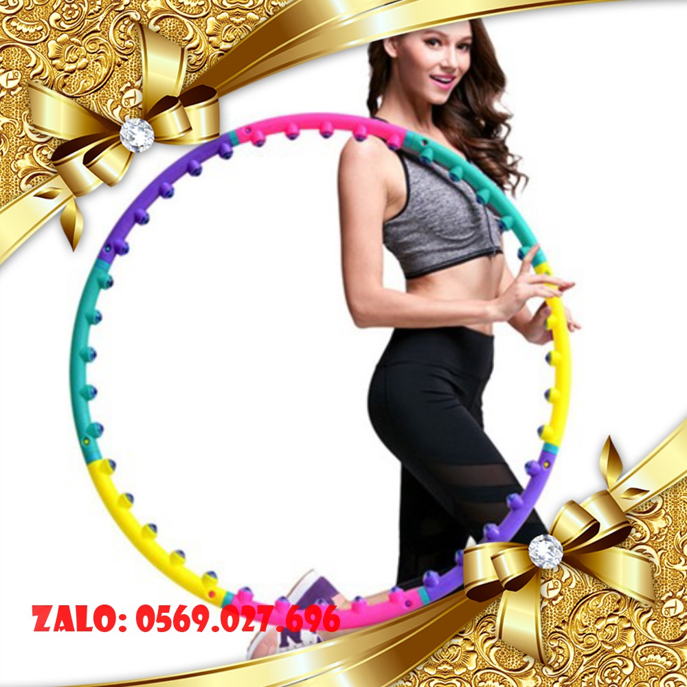 [FREE SHIP] Vòng lắc eo Massage Hula Hoop