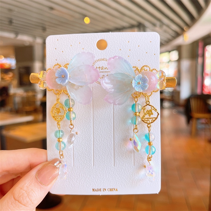 Kẹp hoa rơi công chúa cho bé